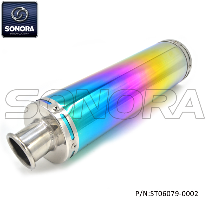 GY6-50,125 Tubo descendente de escape de rendimiento Colorfual (P / N: ST06079-0002) Calidad superior