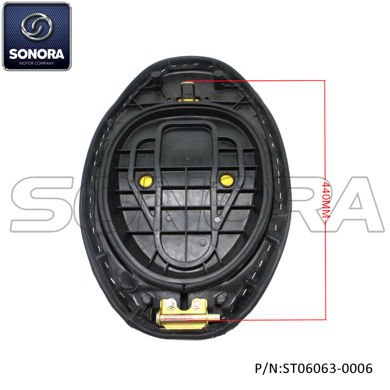 REPUESTO BAOTIAN BT49QT-11 Asiento negro (P / N: ST06063-0006) Calidad superior