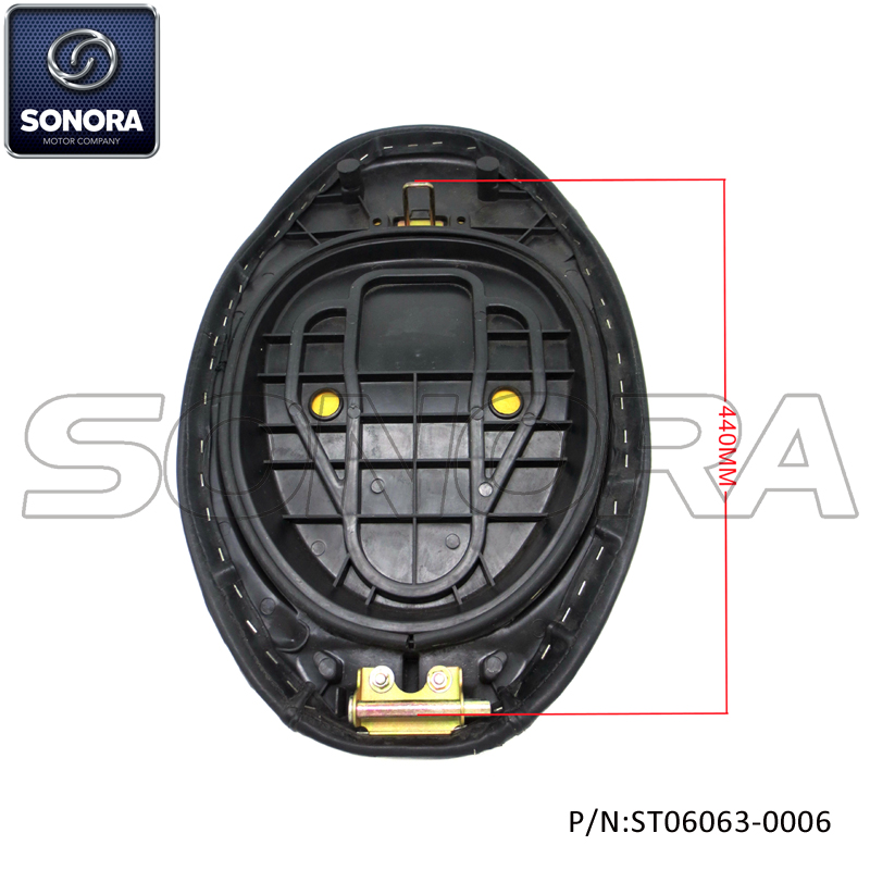 REPUESTO BAOTIAN BT49QT-11 Asiento negro (P / N: ST06063-0006) Calidad superior