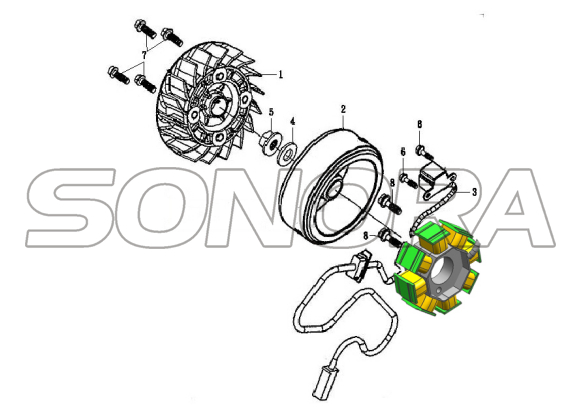 AC GEN. CONJUNTO para LONGJIA FORMULA Repuesto de calidad superior