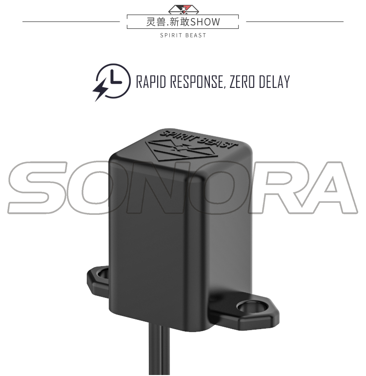 Intermitente doble de freno de bestia espiritual