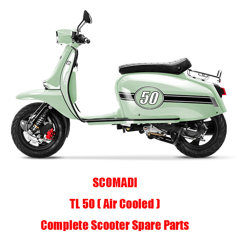 SCOMADI TL50 Piezas de motor de scooter refrigerado por aire Piezas de repuesto de scooter completo Calidad original