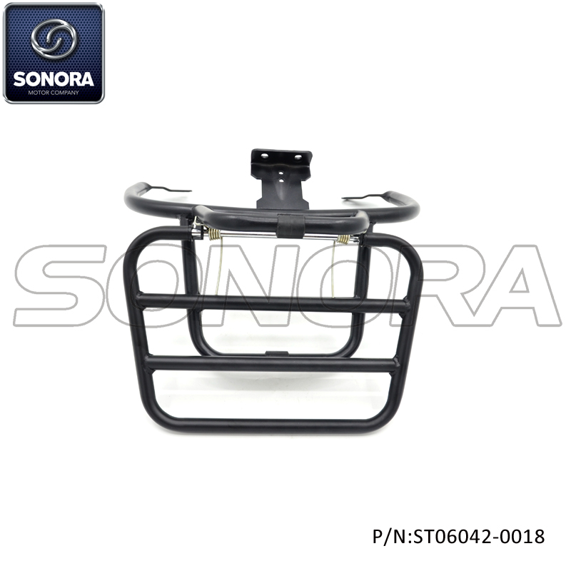 Portaequipajes trasero VESPA Primavera-Negro brillante (P / N: ST06042-0018) Calidad superior