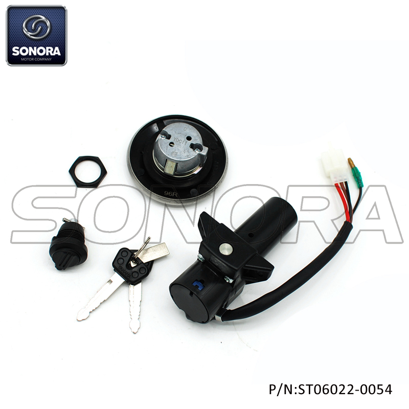 Set de bloqueo YAMAHA YBR125 (P / N: ST06022-0054) Calidad superior