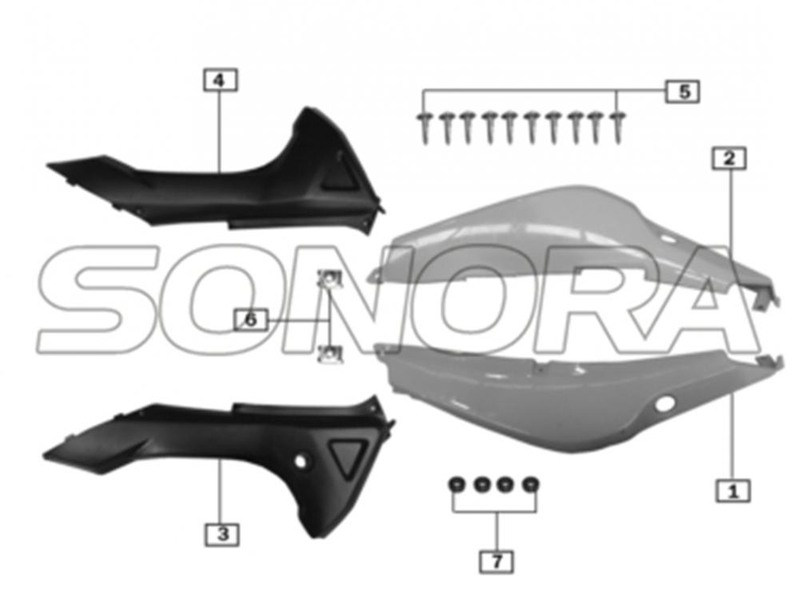Tapa lateral para ZONGSHEN RX3 REPUESTOS DE PRIMERA CALIDAD