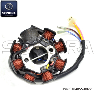 GY6-125 Estator de 8 polos y 4 cables (P / N: ST04055-0022) Calidad superior