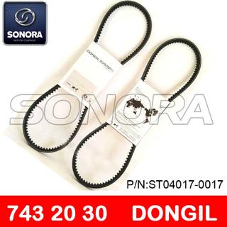 CORREA EN V DONGIL DRIVE BELT 743 x 20 x 30 SCOOTER MOTORCYCLE V CORREA CALIDAD ORIGINAL