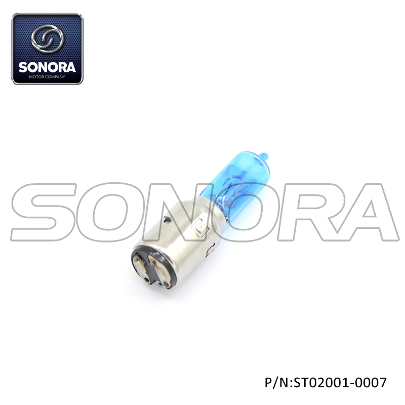 12V DC AC 35W H6BA20D halógena HEAD LIGHT BULD BLUE (P / N: ST02001-0007) CALIDAD SUPERIOR