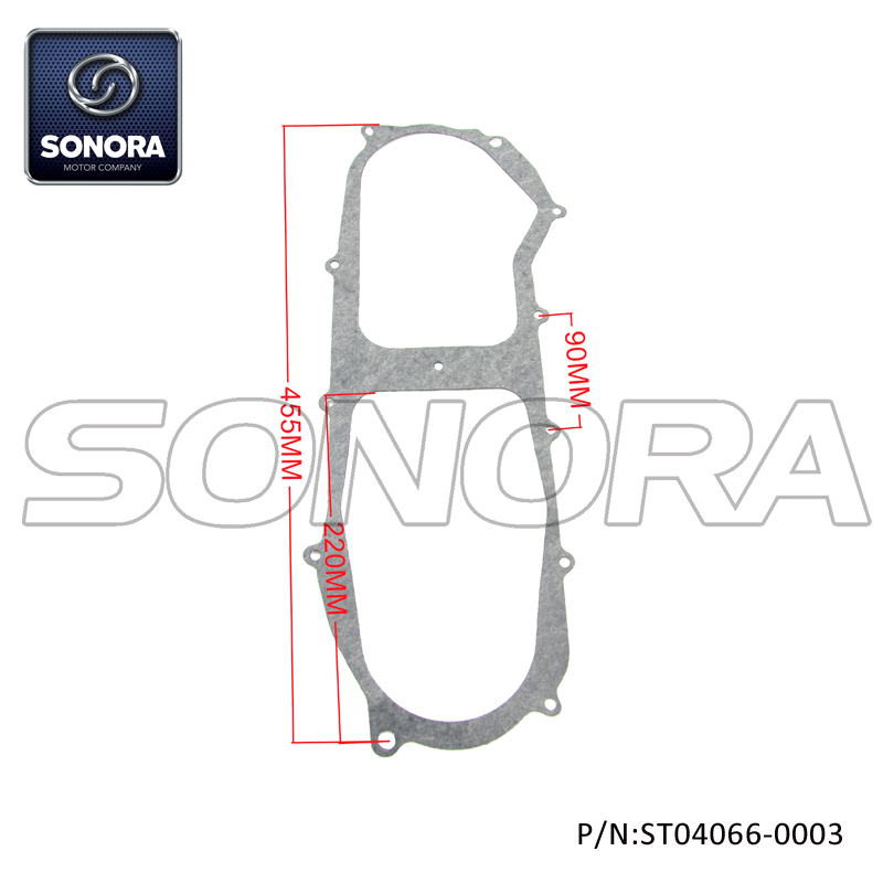 Junta tapa transmisión Aerox 50 2T (P / N: ST04066-0003) Calidad superior