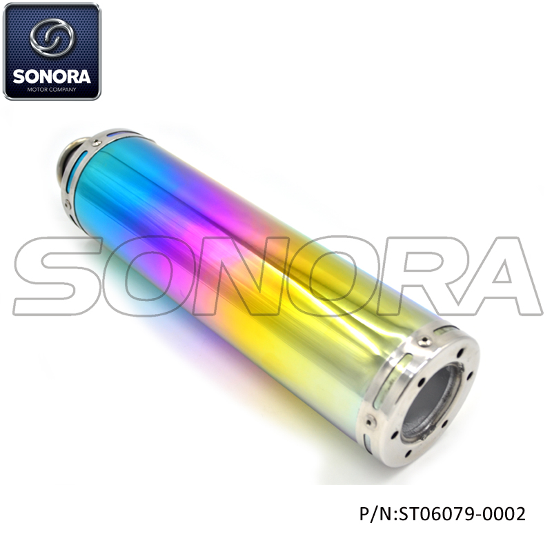 GY6-50,125 Tubo descendente de escape de rendimiento Colorfual (P / N: ST06079-0002) Calidad superior