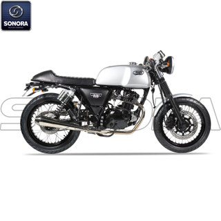 MASH CAFE RACER 125cc kit de carrocería de alfombra plateada Piezas del motor Repuestos originales