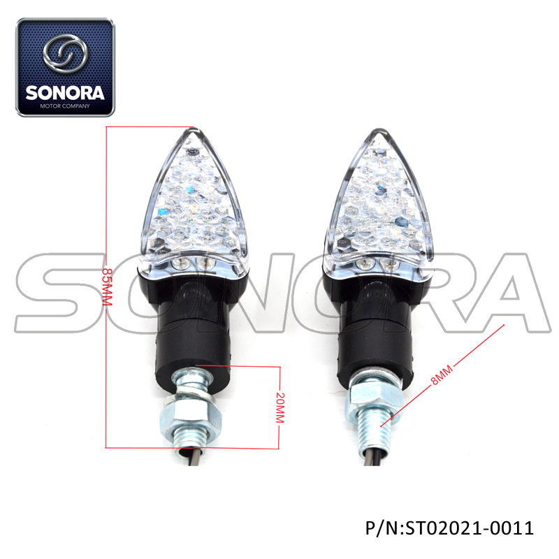 Carcasa de plástico, luz LED de 25 LED con marca E (N / P: ST02021-0011) CALIDAD SUPERIOR