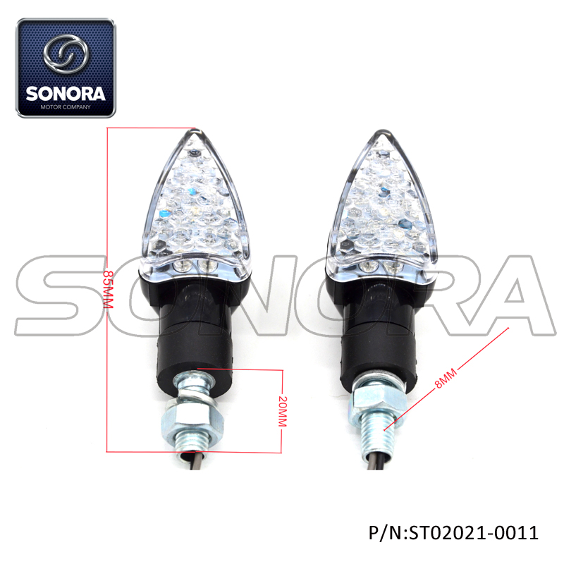 Carcasa de plástico, luz LED de 25 LED con marca E (N / P: ST02021-0011) CALIDAD SUPERIOR