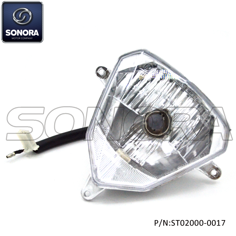 QINGQI QM125GY-2B Conjunto de luz de cabeza (P / N: ST02000-0017) Calidad superior
