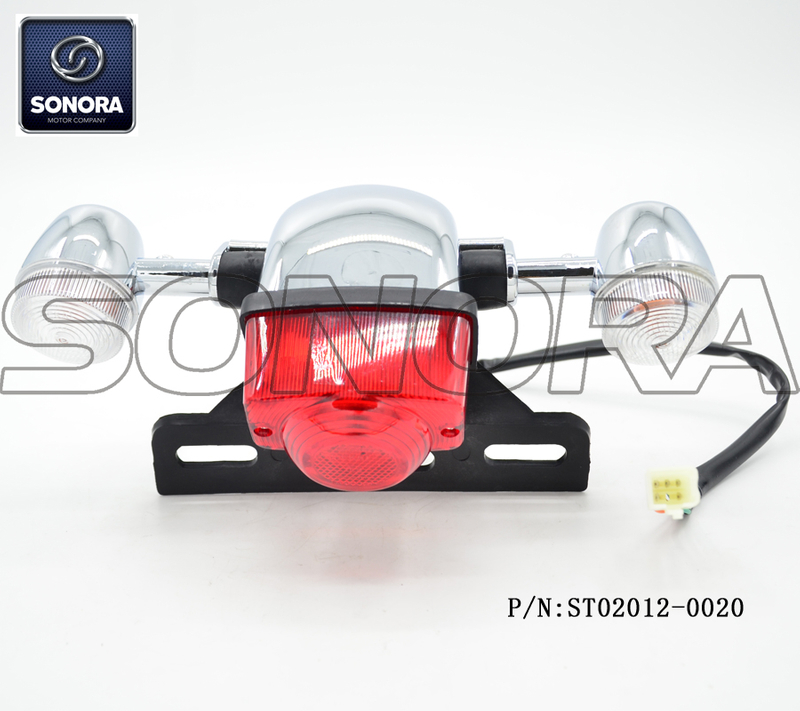 Luz trasera normal retro ZNEN QT-E 50 125cc (P / N: ST02012-0020) Calidad superior