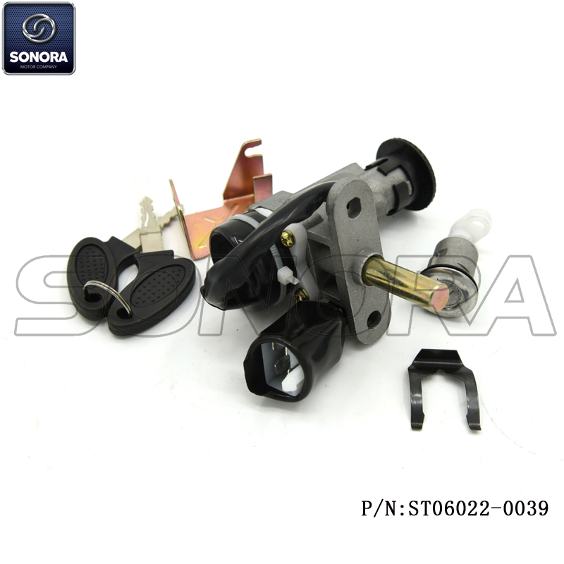 ZNEN ZN50QT-22 ZN125T-22 Juego de cerraduras (P / N: ST06022-0039) CALIDAD ORIGINAL